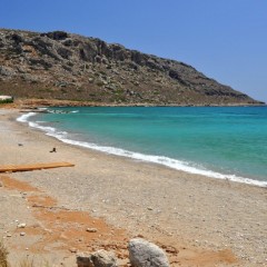 La plage de Goudouras