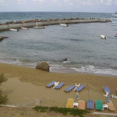 La plage et le port