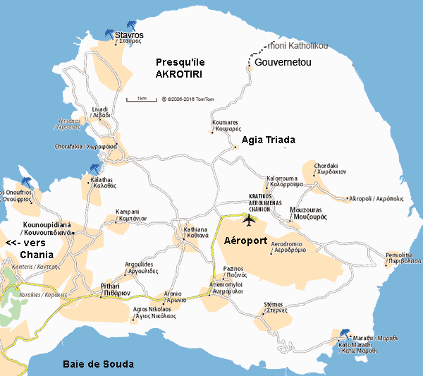 La péninsule d'Akrotiri