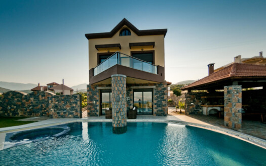 Luxueuse villa avec piscine et superbes vues sur la mer à Katsikia, Agios Nikolaos.