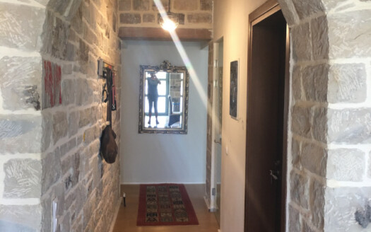 Maison traditionnelle en pierre, confortable, avec cour à Pitsidia