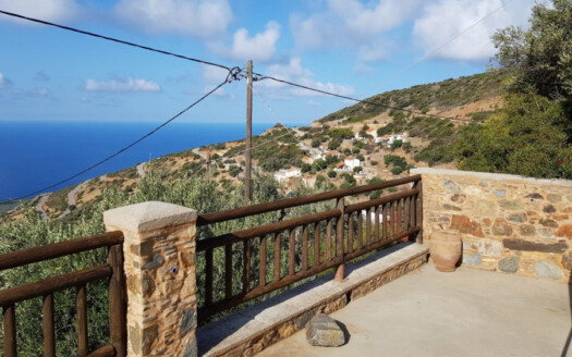 Villa traditionnelle, magnifique panorama sur la mer à Amygdalokefali.